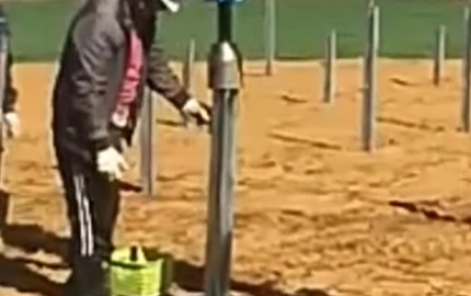 سائق كومة ما بعد البناء والزراعة والحديقة