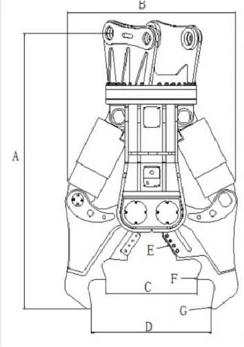 Demolition Pulverizer With Double Cylinder